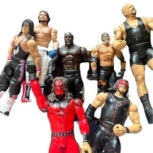 ▶️ Mattel- WWE Collectable Toy Action Figure Guys (7)